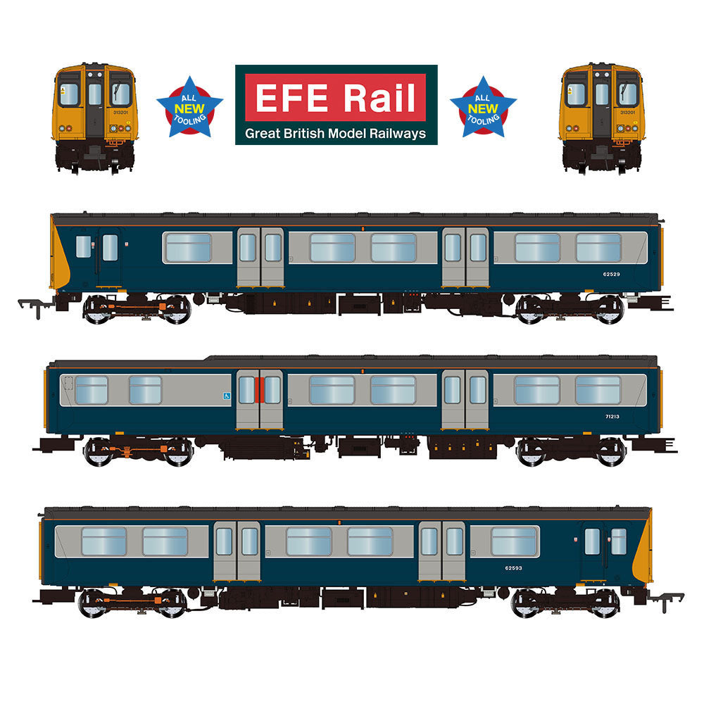 Class 313 3-Car EMU 313201 BR Blue & Grey (Southern)