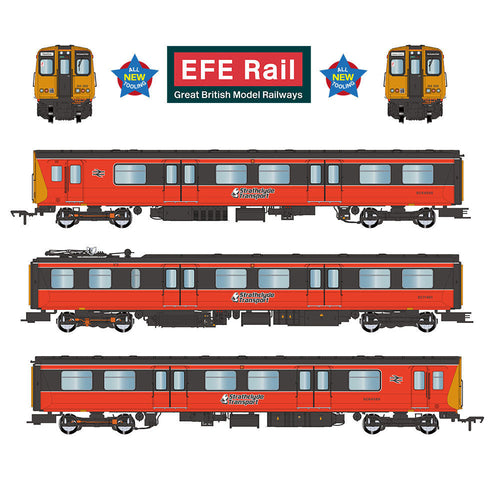 Class 314 3-Car EMU 314202 BR Strathclyde PTE Orange & Black