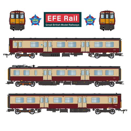 Class 314 3-Car EMU 314201 Strathclyde PTA Carmine & Cream