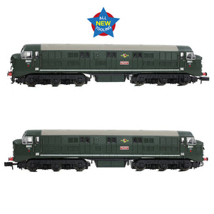 Class 41 'Warship' Disc Headcode D601 'Ark Royal' BR Green (L/Crest) - Bachmann -E84523 - Scale N