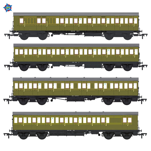 LBSCR 54ft 'Isle of Wight' 4-Coach Pack SR Maunsell Green