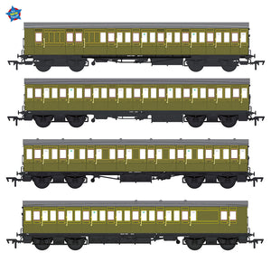 LBSCR 54ft 'Isle of Wight' 4-Coach Pack SR Maunsell Green