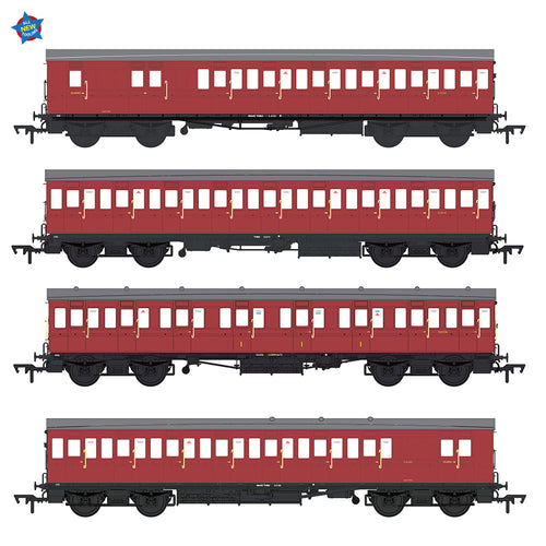LBSCR 54ft 'Isle of Wight' 4-Coach Pack BR Crimson