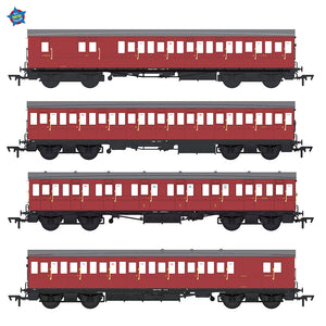 LBSCR 54ft 'Isle of Wight' 4-Coach Pack BR Crimson