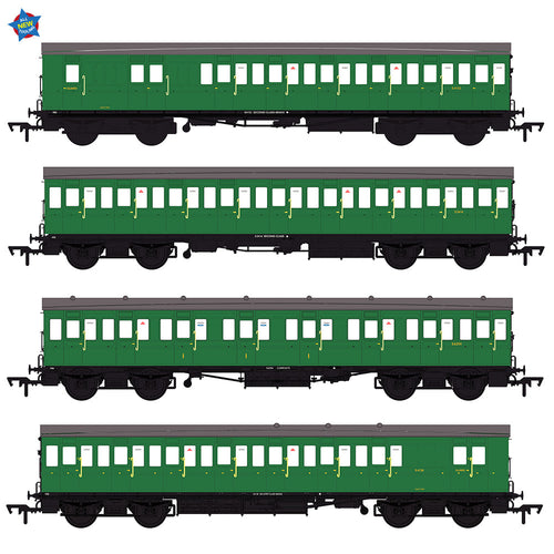 LBSCR 54ft 'Isle of Wight' 4-Coach Pack BR (SR) Green