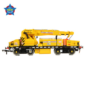 Plasser 12T YOB Diesel-Hydraulic Crane DRP81522 BR Departmental Yellow - Bachmann -E87047 - Scale 1:76