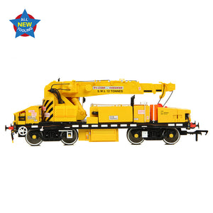 Plasser 12T YOB Diesel-Hydraulic Crane DRP81513 Departmental Yellow - Bachmann -E87048 - Scale 1:76