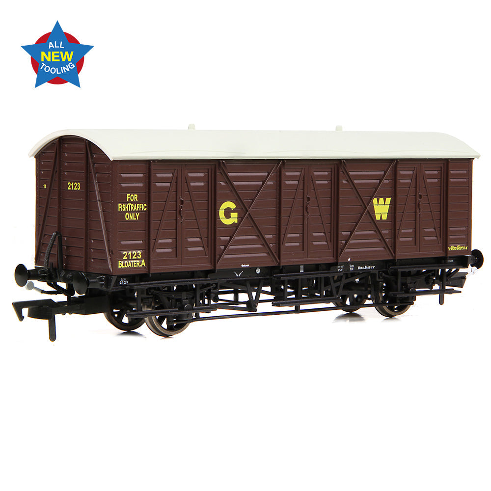 GWR 10T 'Bloater A' Fish Van GWR Brown (GW)