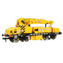 Load image into Gallery viewer, Plasser 12T YOB Diesel-Hydraulic Crane DRP81515 BR Departmental Yellow - Bachmann -E87108 - Scale OO
