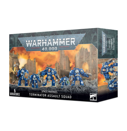 SPACE MARINES TERMINATOR ASSAULT SQUAD - 40k - gw-48-34