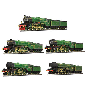 Flying Scotsman Full Set R30207A + R30208A + R30209A + R30210A + R30211A Full set of Hornby Dublo LNER Gold Plated 'Flying Scotsman' Centenary Edition Each model is limited to 100