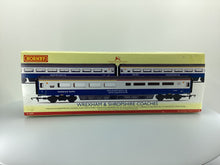 Load image into Gallery viewer, Hornby OO Gauge R4399 Wrexham &amp; Shropshire MK3 Coaches Boxed Set (Pre Loved)

