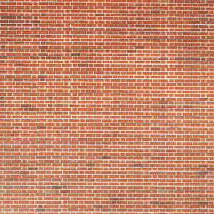 moo54 00/H0 Scale Red Brick Sheets