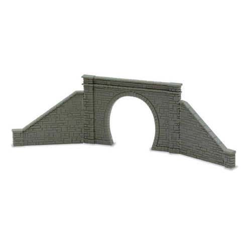 Tunnel Mouth & Walls, stone type, single track