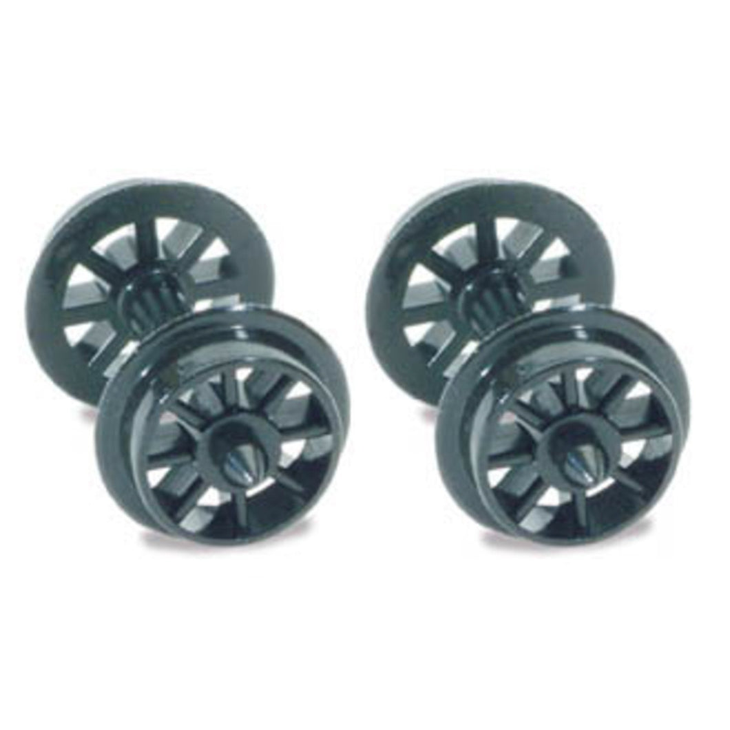 Spoked Wheels on axles, Hardlon mouldings