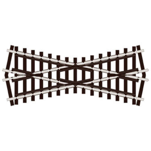 Short crossing (24Ã‚Â° angle)