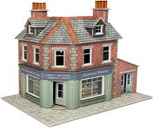 Load image into Gallery viewer, CORNER SHOP OR PUB - BRICK - OO Gauge - PO308 by Metcalfe
