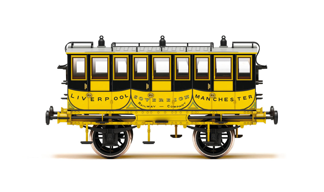 L&MR, 1st Class coach Sovereign - Era 1 - Hornby R40445 - New for 2024