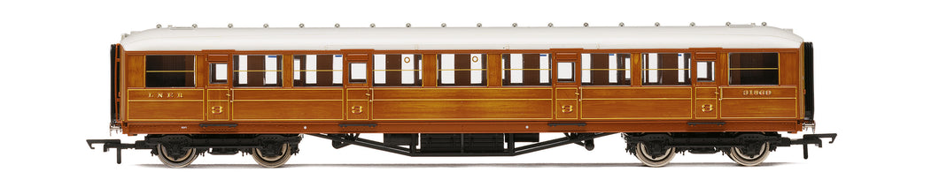 LNER Gresley Corridor Teak Coaches 3rd class 31869- Hornby - R40453 New for 2025 - PRE ORDER
