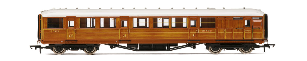 LNER Gresley Corridor Teak Coaches Brake 3rd 21437- Hornby - R40454 New for 2025 - PRE ORDER