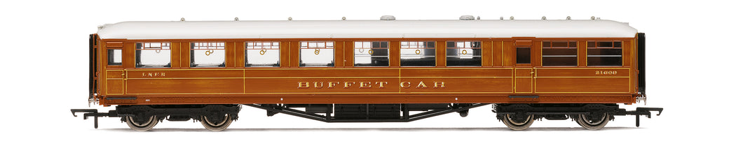 LNER Gresley Corridor Teak Coaches Buffet 21609- Hornby - R40455 New for 2025 - PRE ORDER