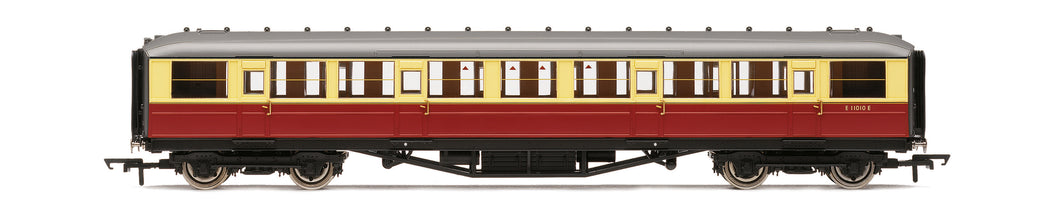 BR Gresley Corridor  Crimson and cream 3rd class E11010E- Hornby - R40458 New for 2025 - PRE ORDER