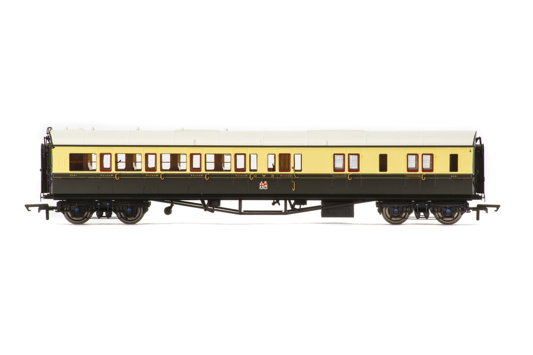 GWR Collet Coaches Corridor Brake Third RH 5041- Hornby - R40466 New for 2025 - PRE ORDER