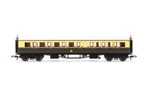 GWR Collet Coaches Corridor Composite LH 6521- Hornby - R40467 New for 2025 - PRE ORDER