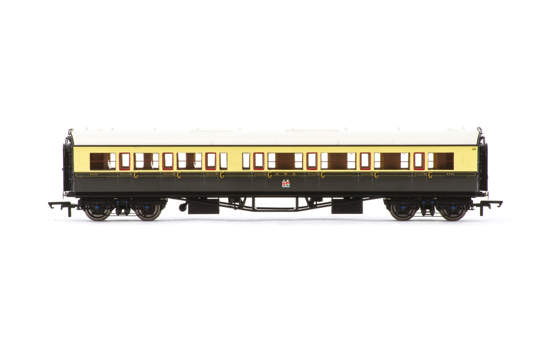 GWR Collet Coaches Corridor Composite RH 6522- Hornby - R40468 New for 2025 - PRE ORDER