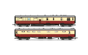 BR Kitchen and Buttery Car & Composite Restaurant - White Horse 7833 Twin pack- Hornby - R40470 New for 2025 - PRE ORDER