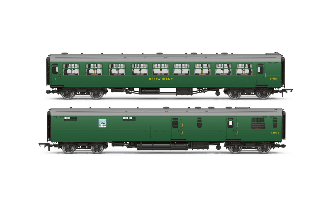 BR Kitchen and Buttery Car & Composite Restaurant - Jolly Tar 7834 Twin pack- Hornby - R40471 New for 2025 - PRE ORDER