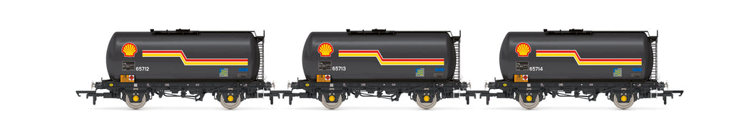 Shell, TTA Tank Wagon Triple Pack - Era 8 - Hornby R60259 - New for 2024 - PRE ORDER