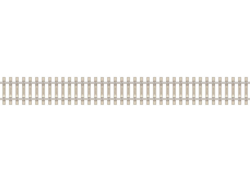 Concrete sleeper type, nickel silver rail                   