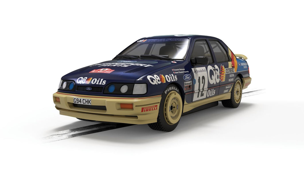 Ford Sierra Sapphire Cosworth - 1991 Monte Carlo Rally - Francois Delecour- Scalextric - C4607 New for 2025 - PRE ORDER
