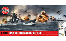 Load image into Gallery viewer, Sink The Bismarck! Gift Set - 1:1200 Scale - Airfix a50120   New for 2026 - Pre Order

