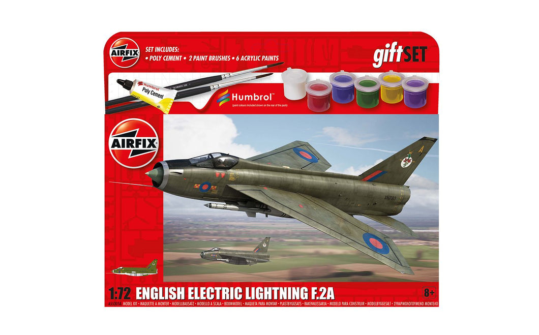 Hanging Gift Set English Electric Lightning F.2A - 1:72 Scale - Airfix A55305A - New for 2024 - PRE ORDER