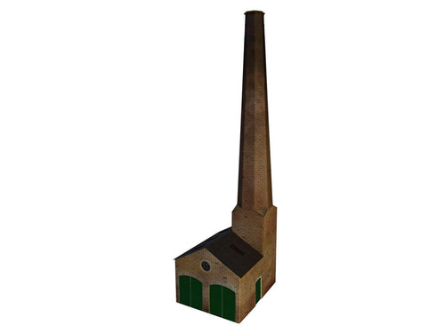 Stone Boiler House & Chimney Card Kit