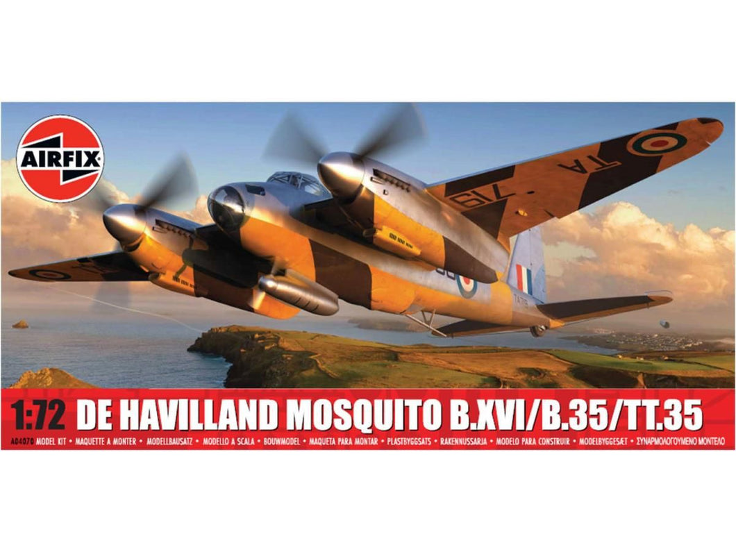 British De Haviland Mosquito B.XVI/B.35/TT.35 (1:72 Scale) - Airfix - ax04070
