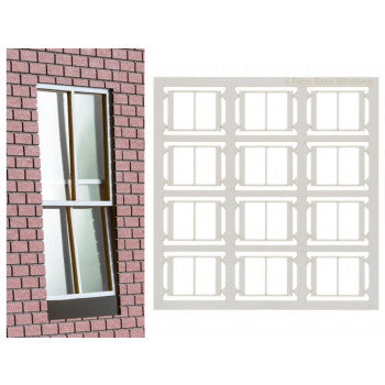 *Kitmaster Round 4 Pane Sash Windows (6)