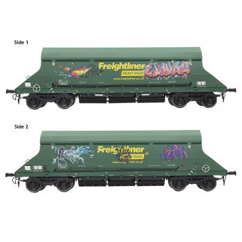 HIA Hopper Freightliner Heavy Haul Green 369008 Graffiti