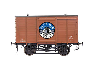 *LMS Standard 12t Van Titanic Brewery White Star Golden Wtd