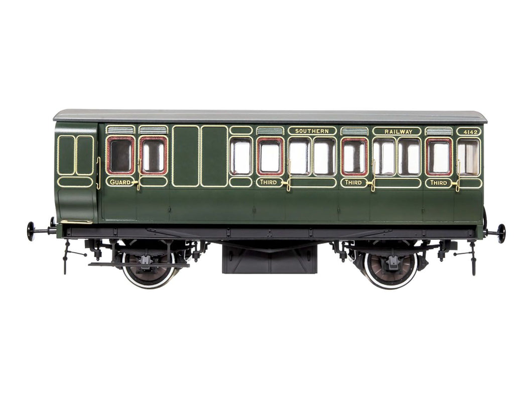 *Stroudley 4whl Brake 3rd Southern Green 3686 (DCC-Fitted)
