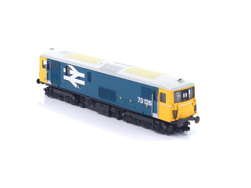 *Class 73 126 BR Large Logo Blue (DCC-Fitted)