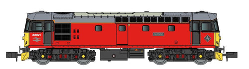 *Class 33 021 'Eastleigh' Parcels Red (DCC-Fitted)