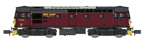 *Class 33 025 WCRC (DCC-Fitted)