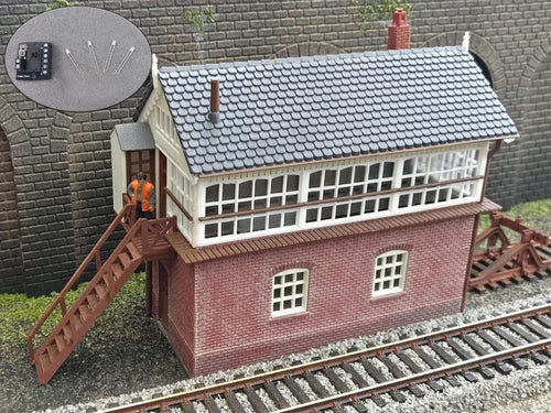 Teignmouth Signal Box Kit with LED Lighting