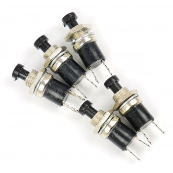 Black Push to Make Switches (5)