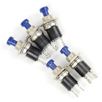 Blue Push to Make Switches (5)