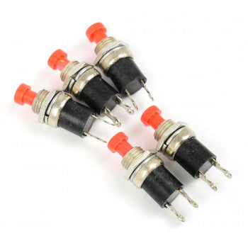 Red Push to Make Switches (5)