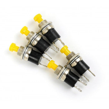 Yellow Push to Make Switches (5)